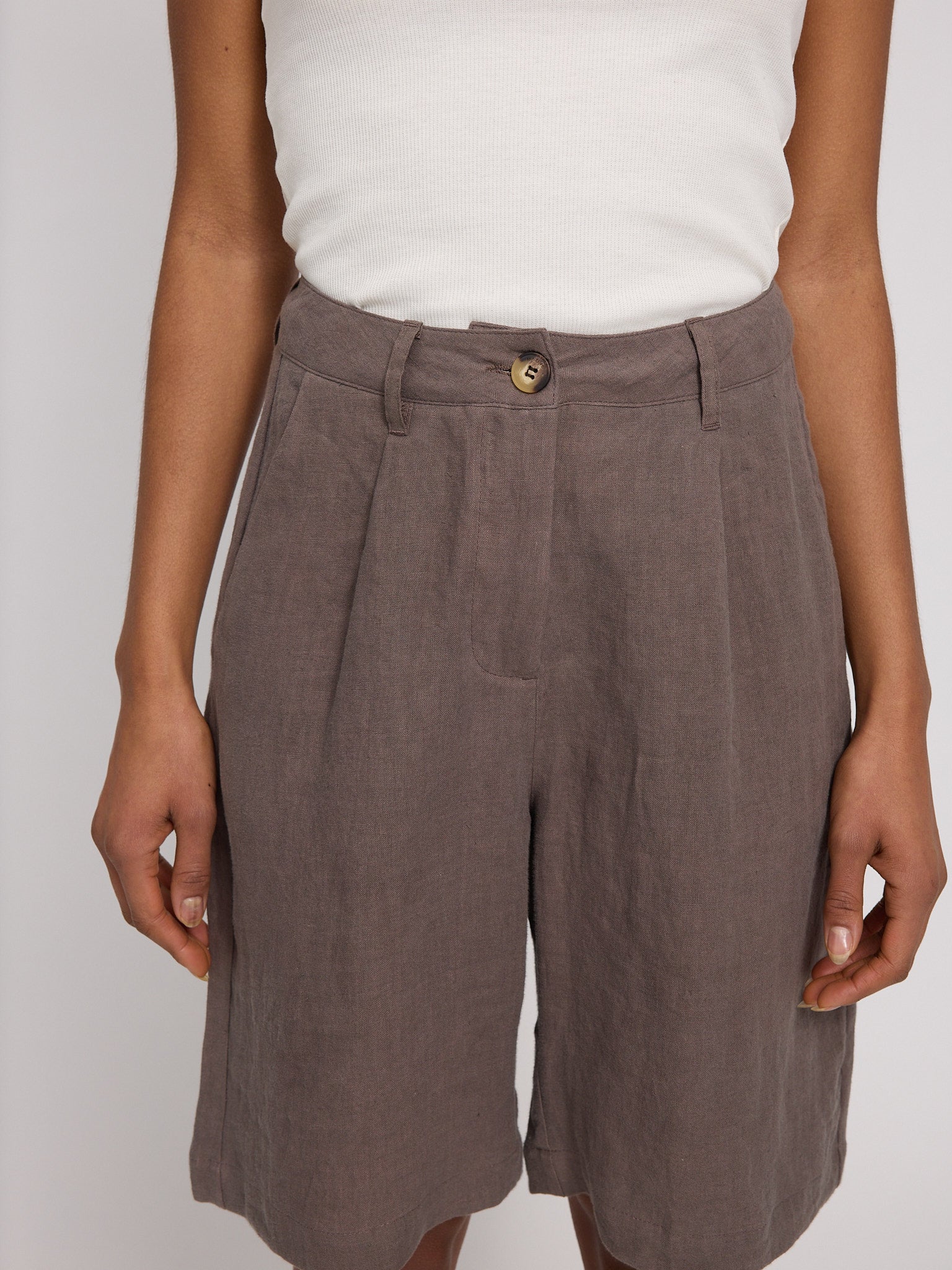 Linen Bermuda Short