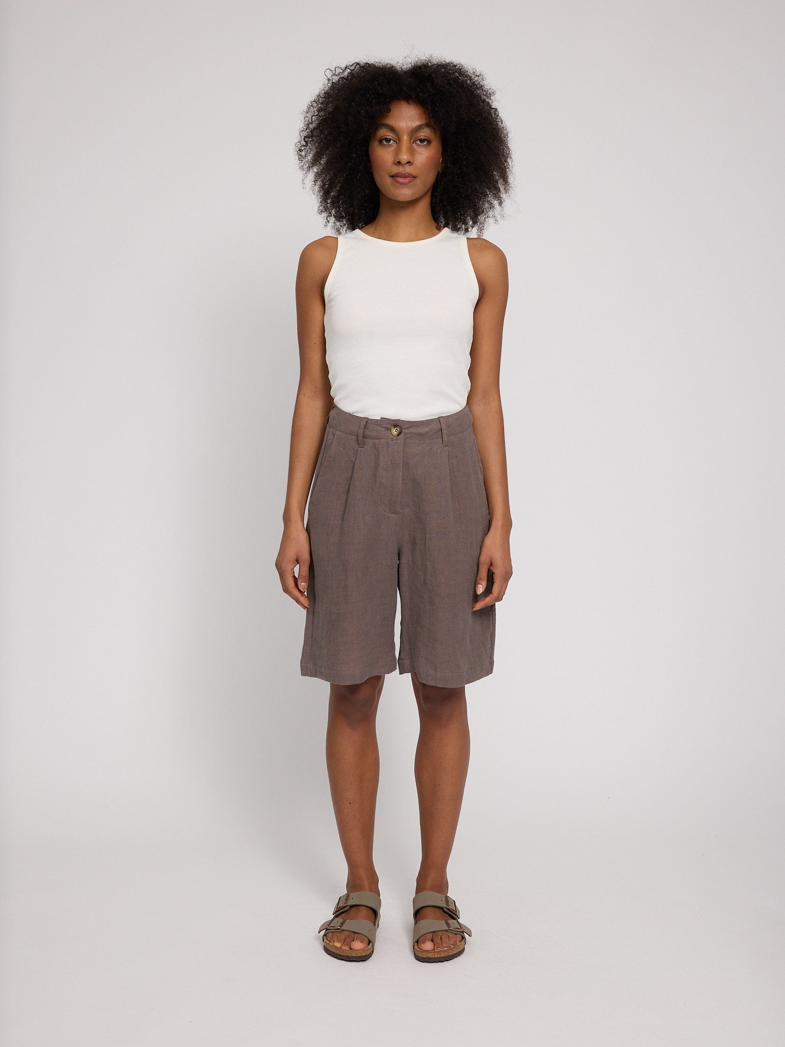 Linen Bermuda Short