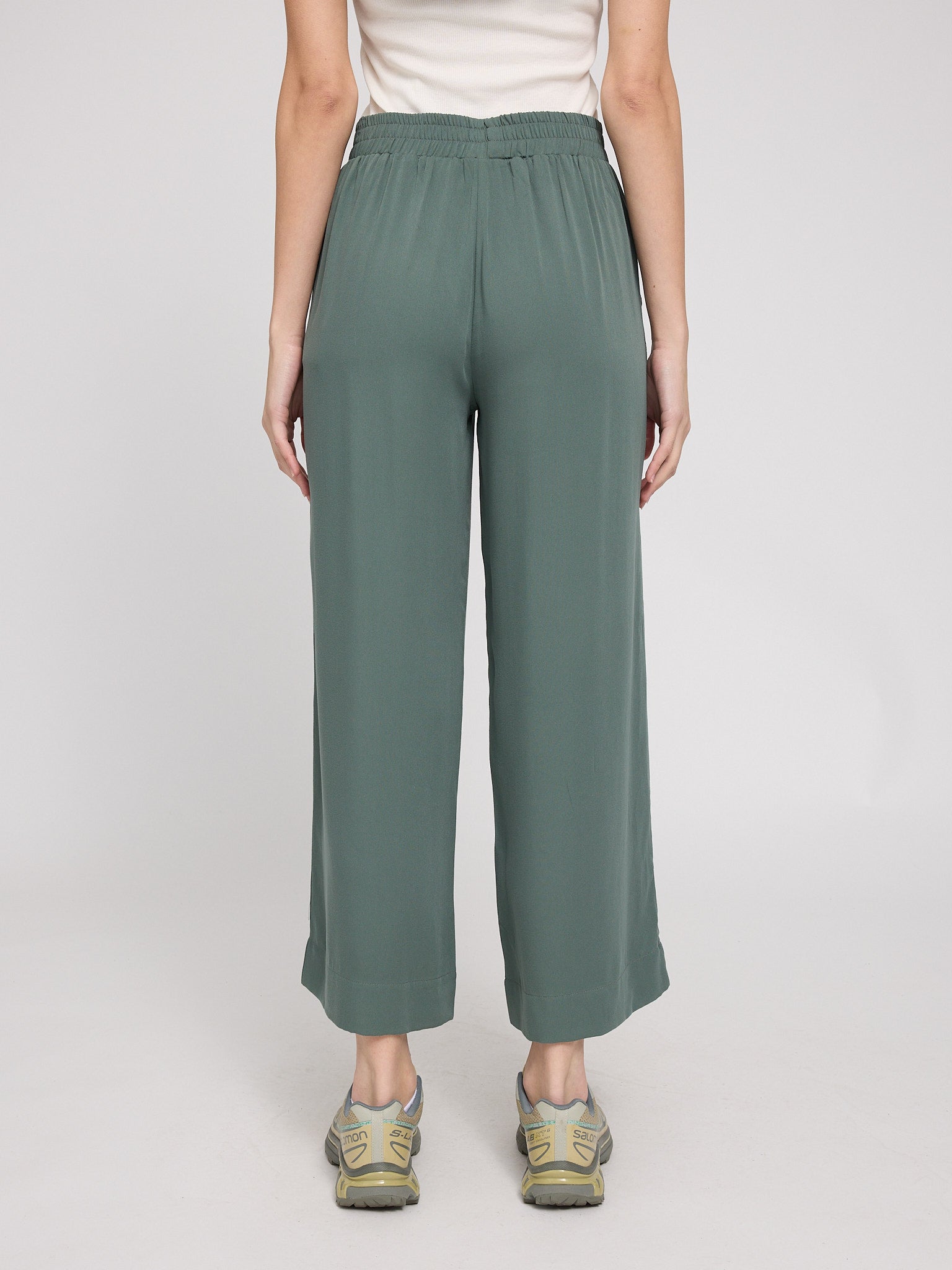 Wide Leg Viscose Pants