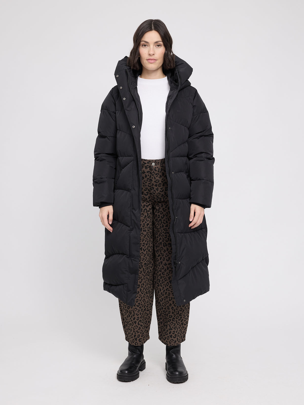 Waves Quilt Puffer Coat