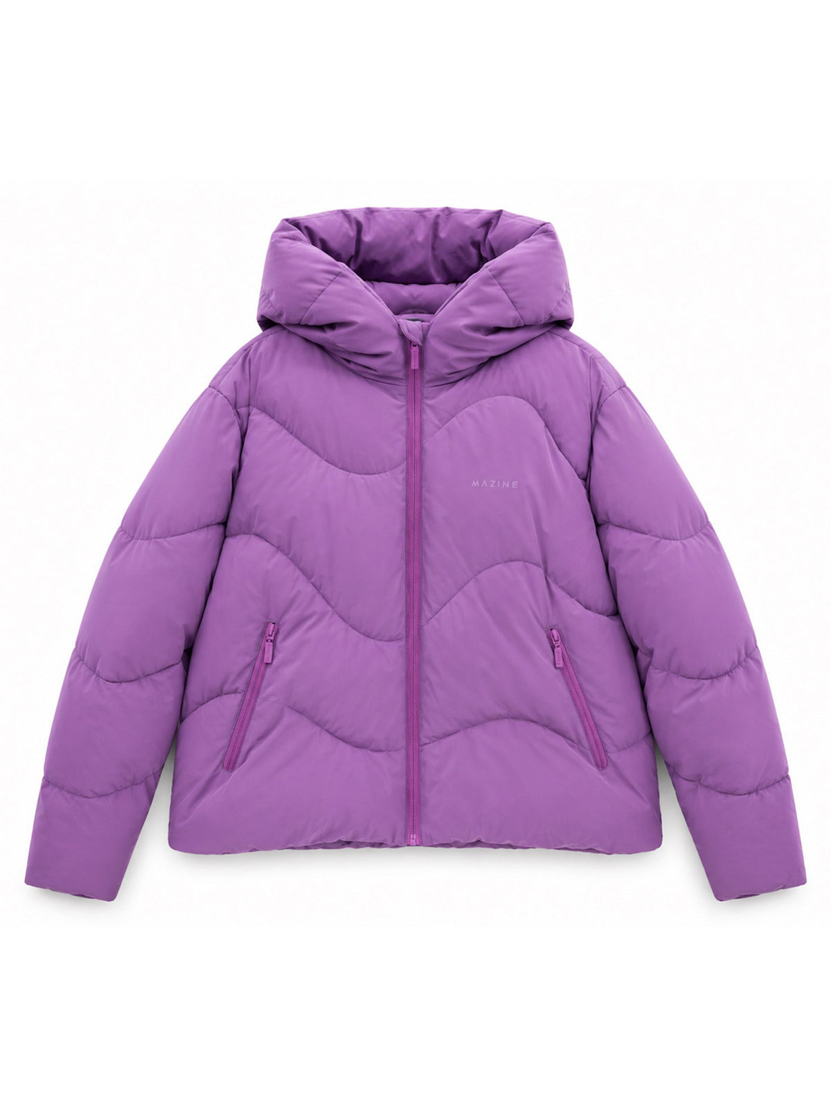 Waves Quilt Short Puffer Jacket