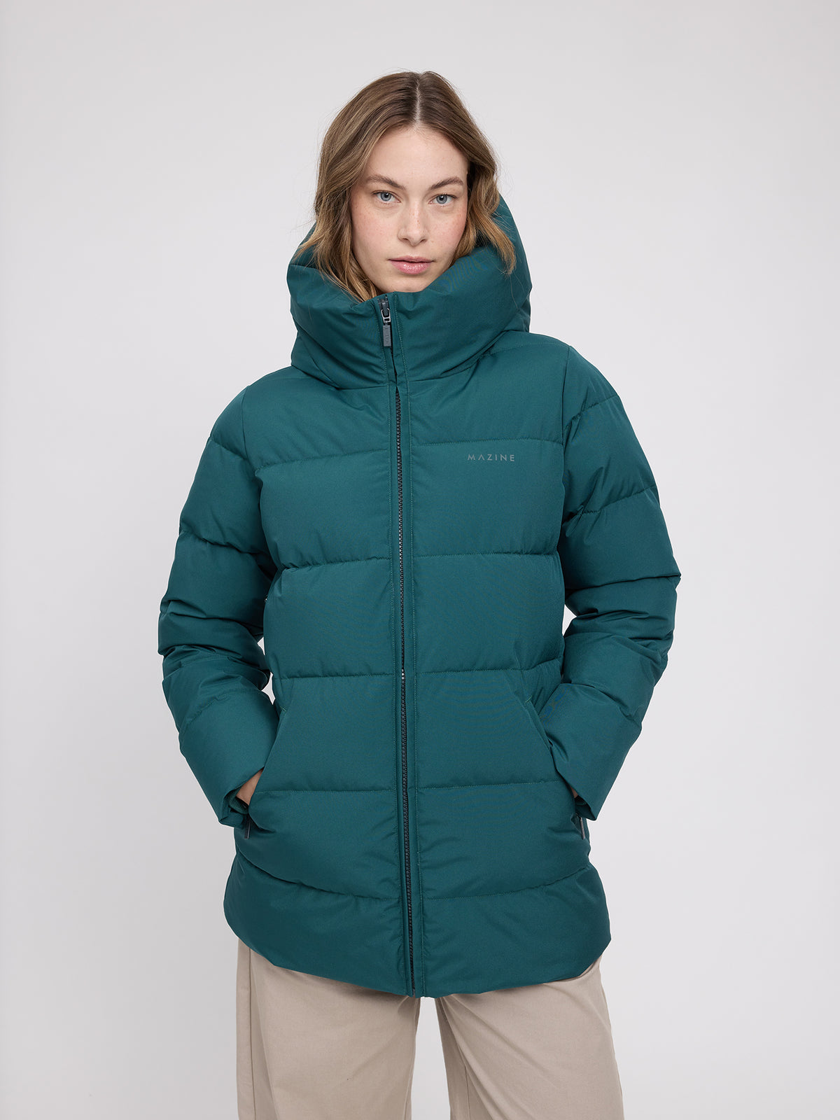 Basic Mid Length Puffer Jacket