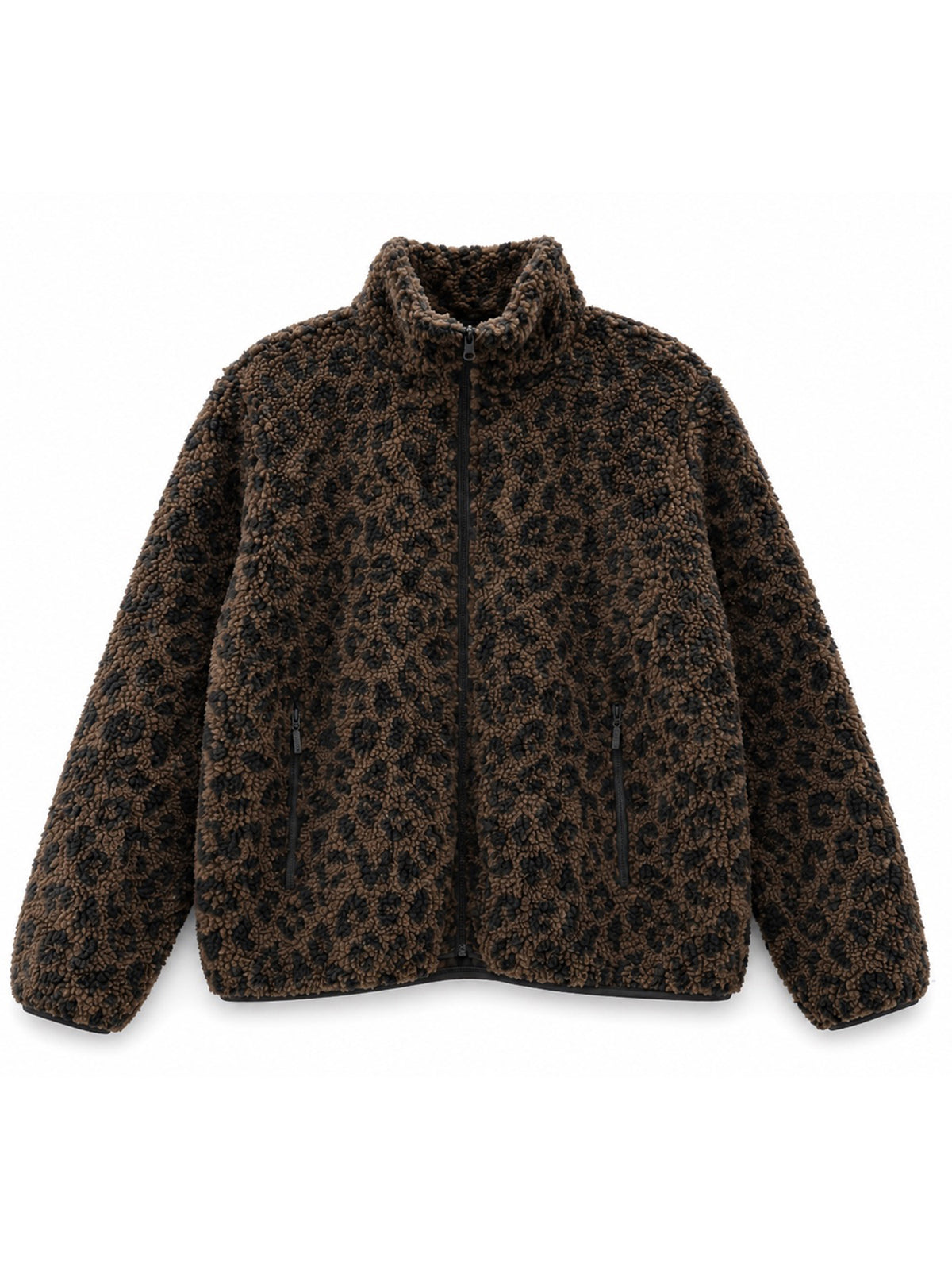 Printed Teddy-Fleece Jacket