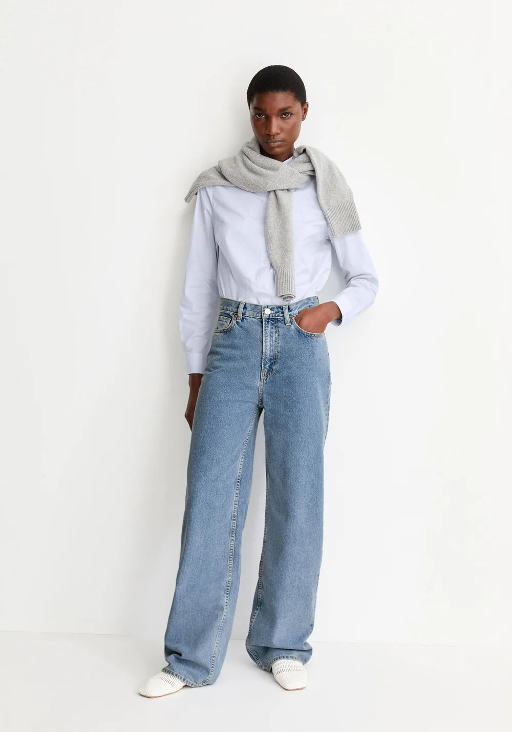 Enijaa High Waist Wide Jean