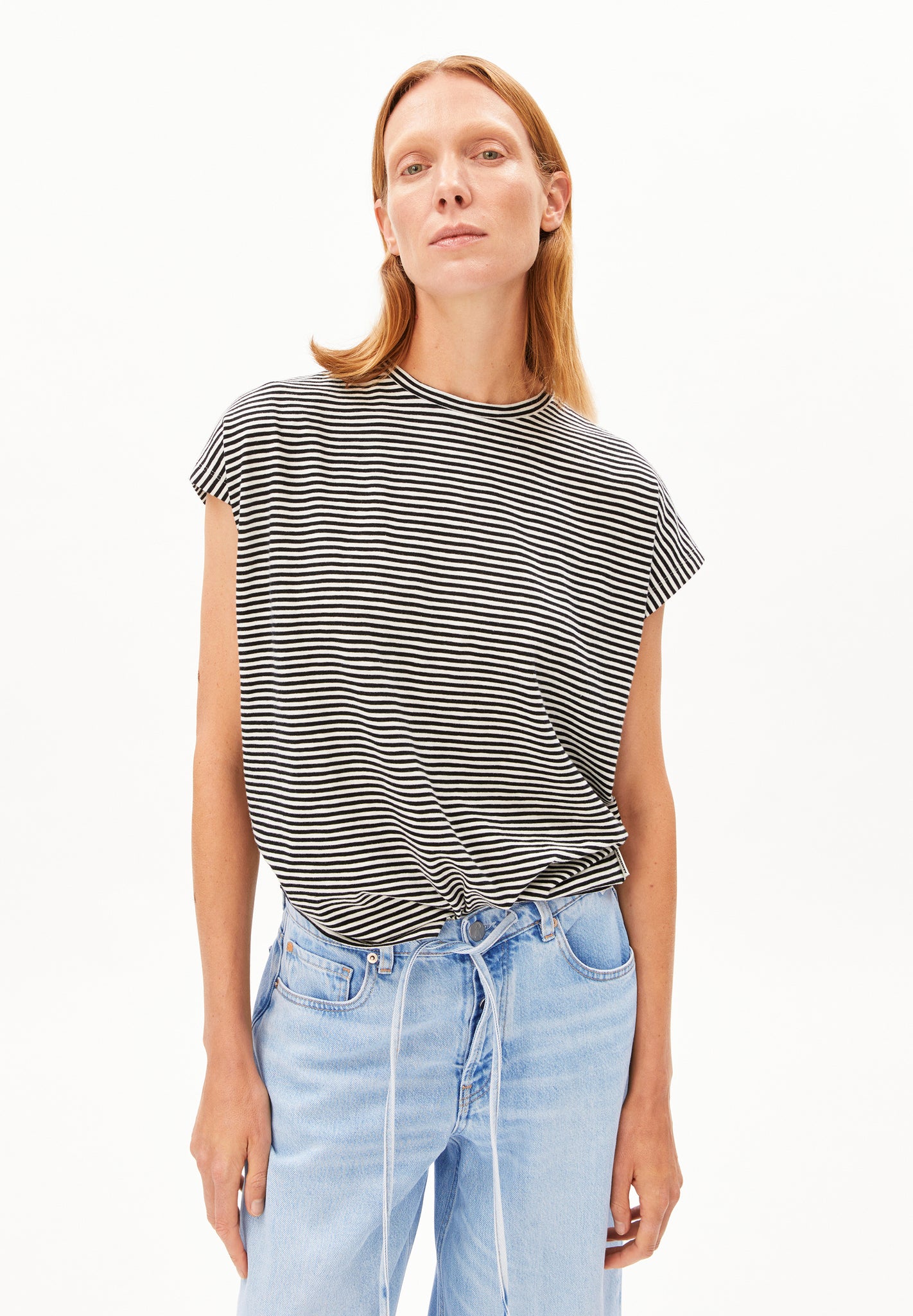 Slub Jersey Striped T-Shirt