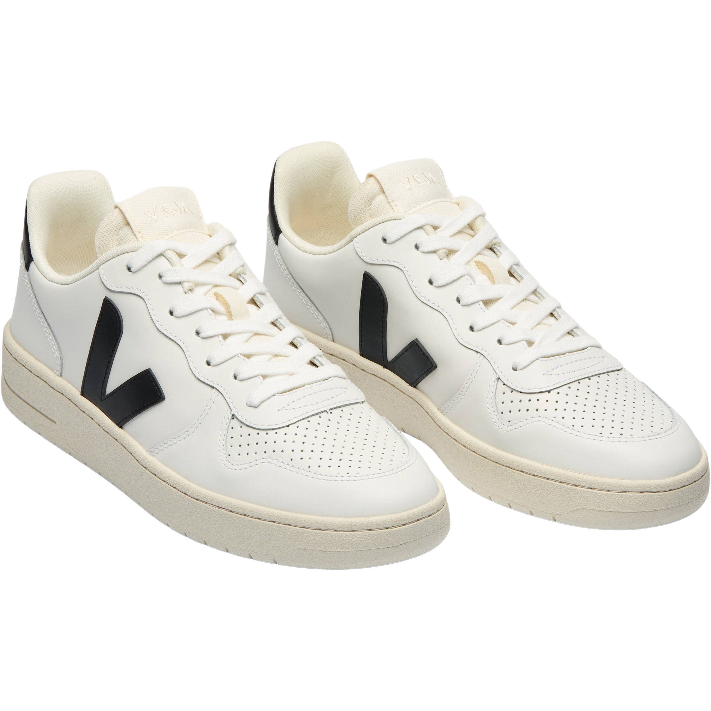 V-10 Prime, Leather, extra-white_black