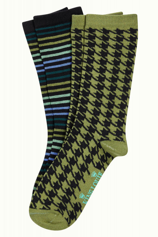 Socks 2-Pack Pied-de-Poule