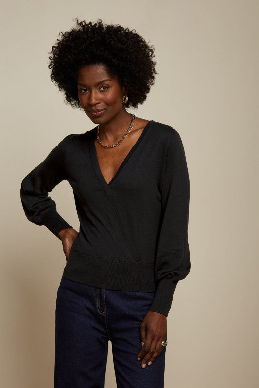 Lulu Wrap Top Cocoon