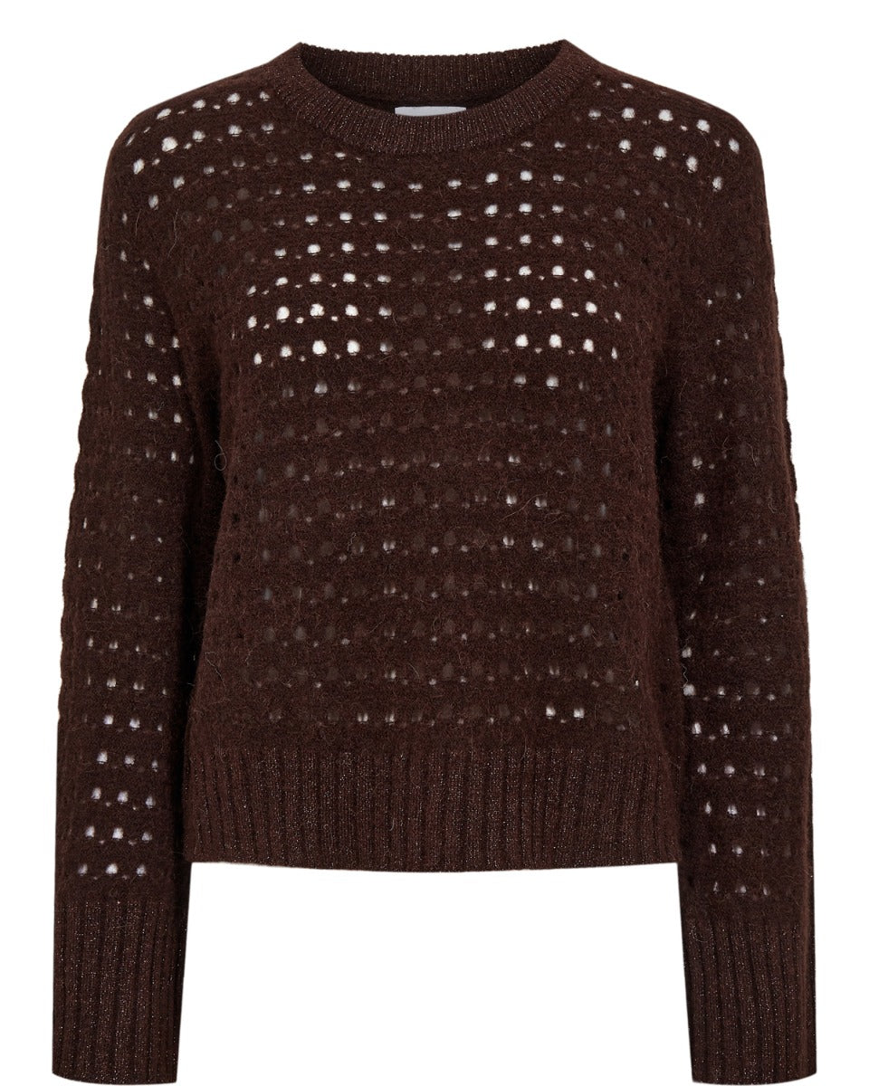 Nuriette Dot Pointelle Pullover