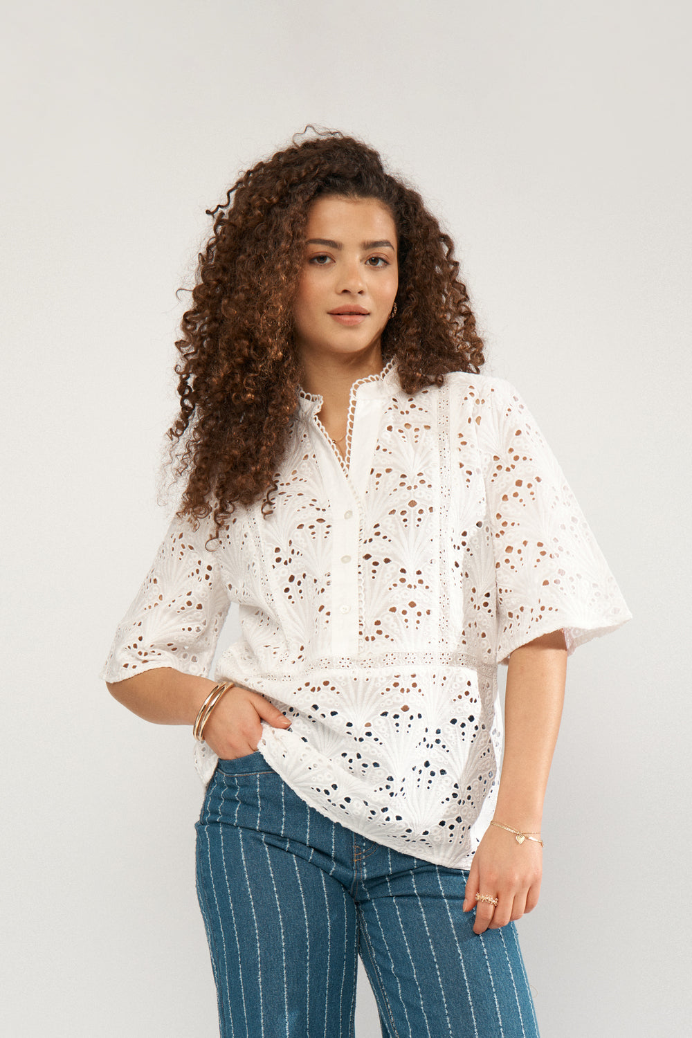 Numaya SS Short Blouse