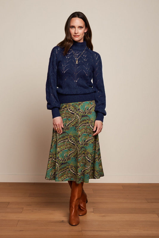 Jeanie Rollneck Top Farfalle