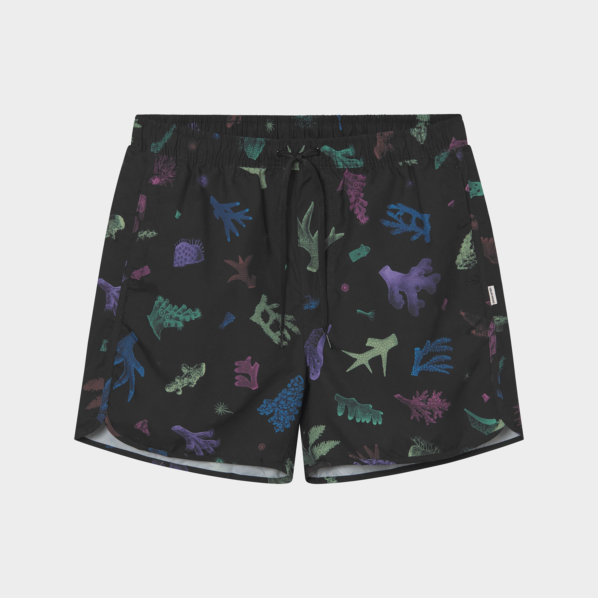 Swim Shorts Sandhamn Coral Gems Black