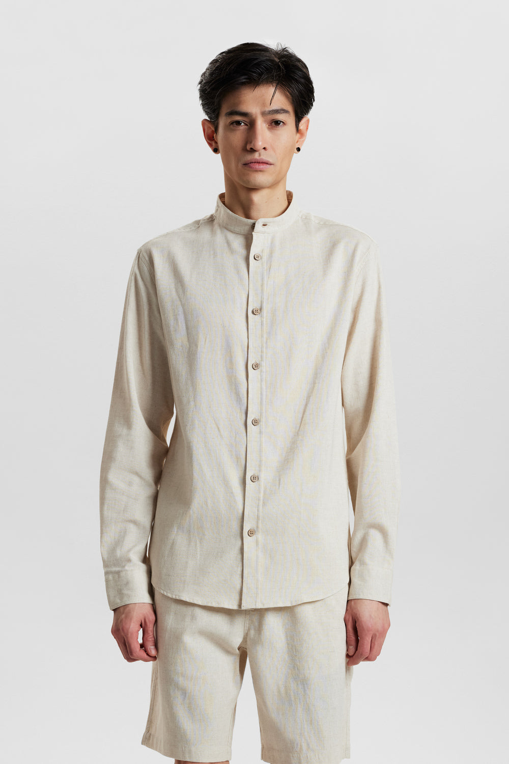 Aklukas L/S Cot/Linen Shirt