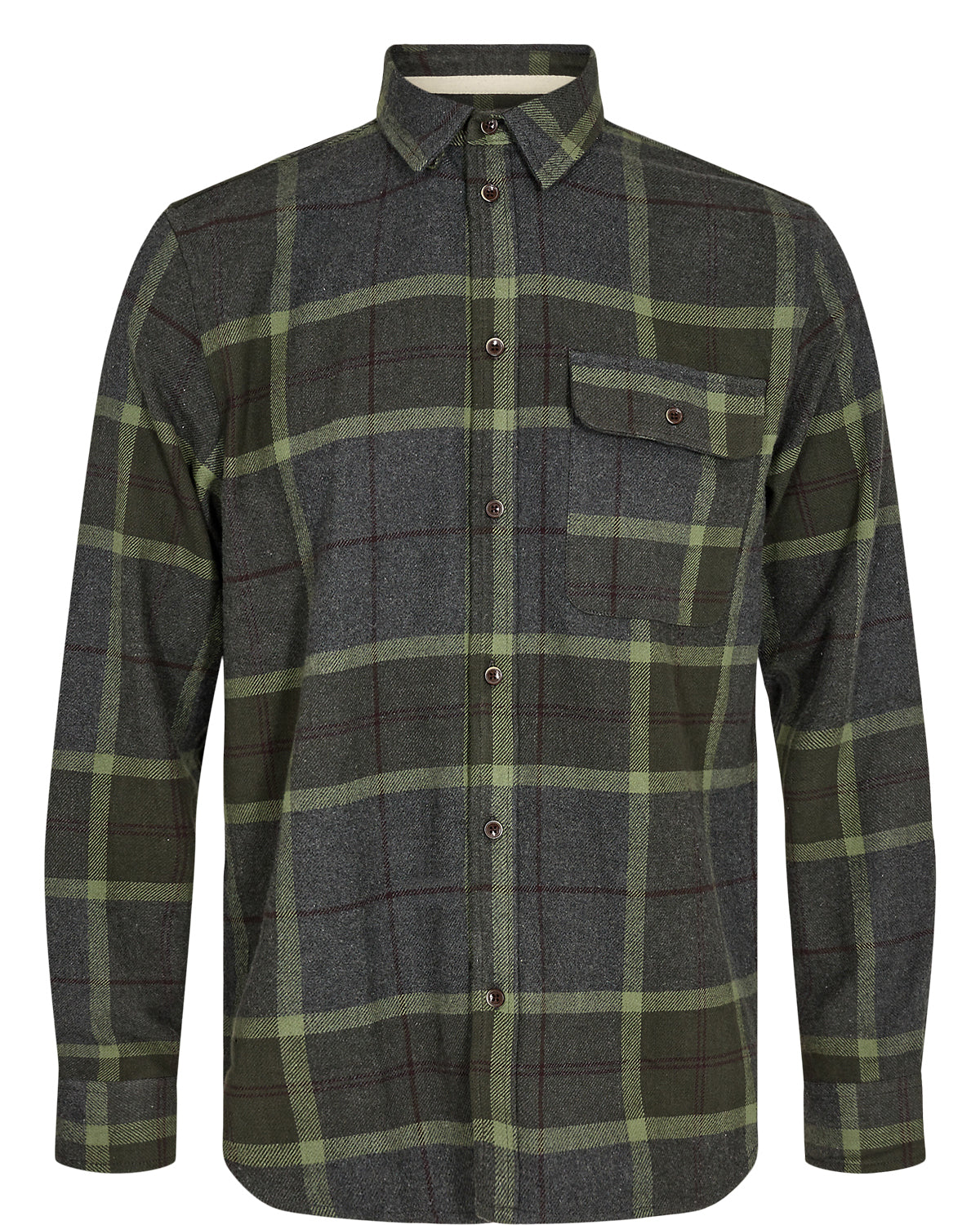 Akleif Brushed Check Regular