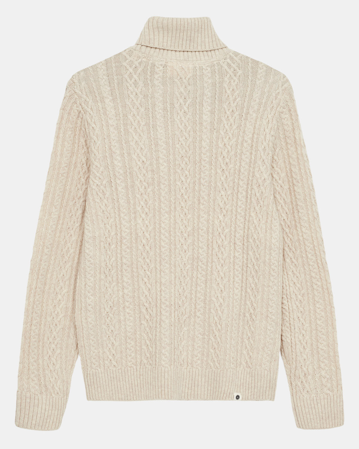 Aksune Cable Roll Neck