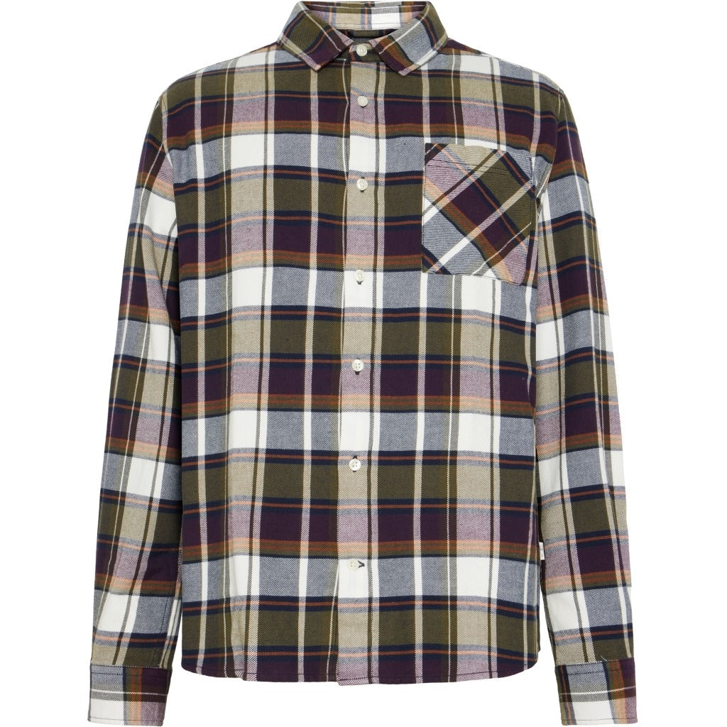 Organic Cotton Checked Flannel Shirt GOTS