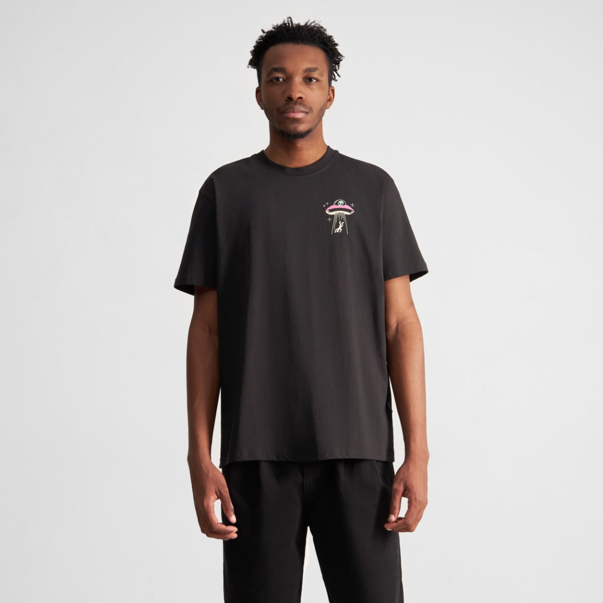 T-shirt Stockholm UFO Chest Black