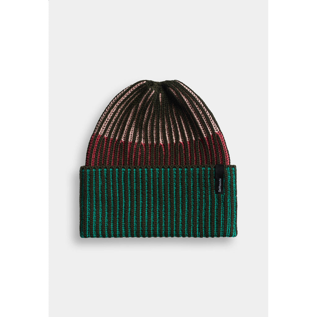 Rib Block Beanie
