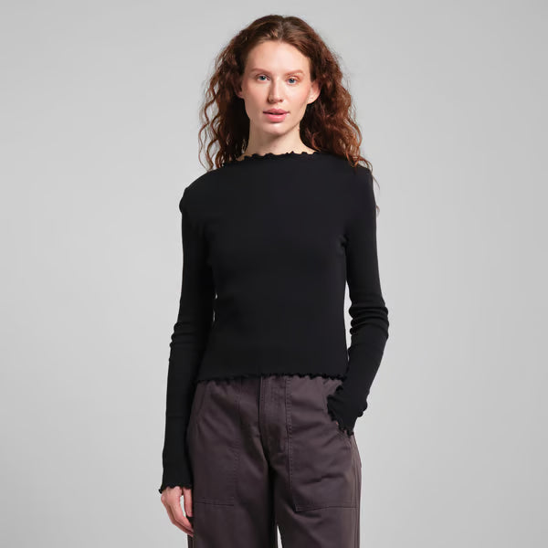 Rib Top Ryd Black