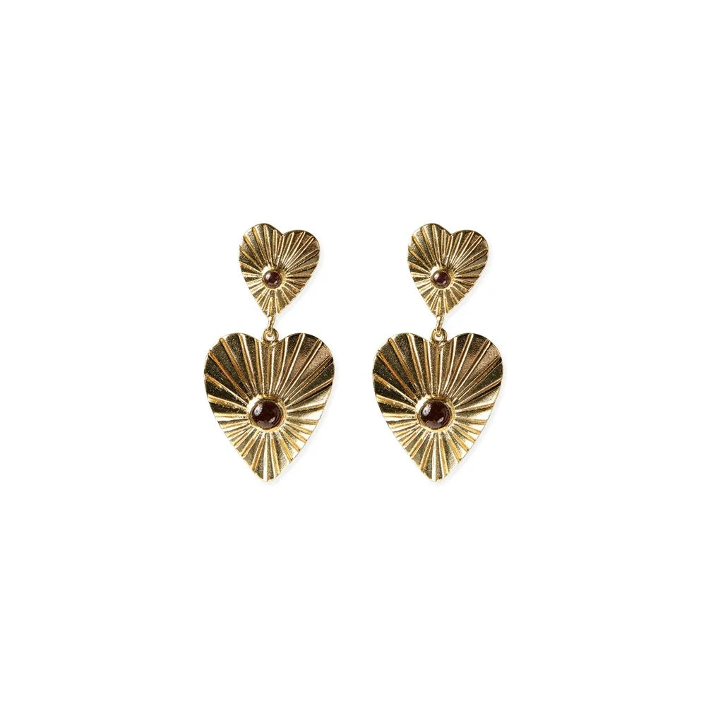 Empower Garnet Earrings
