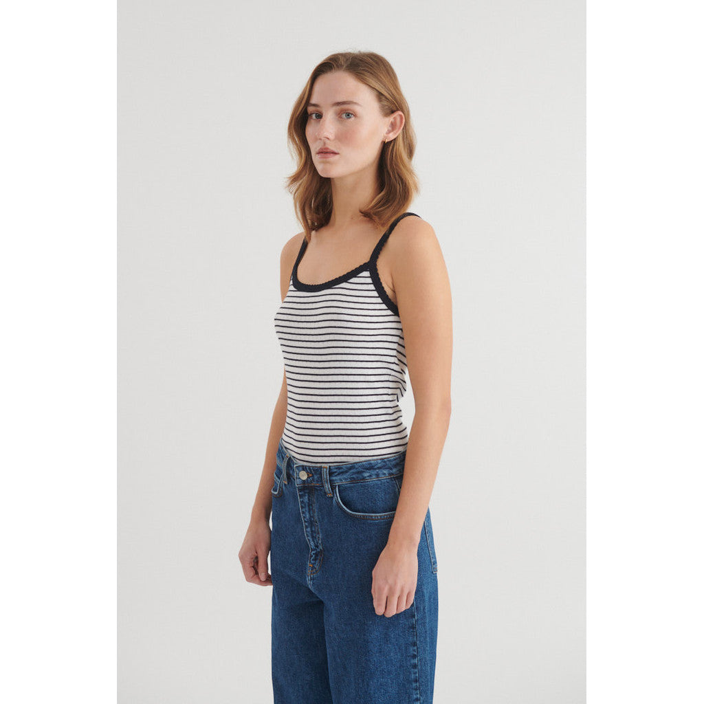 Arense Striped Strap Top