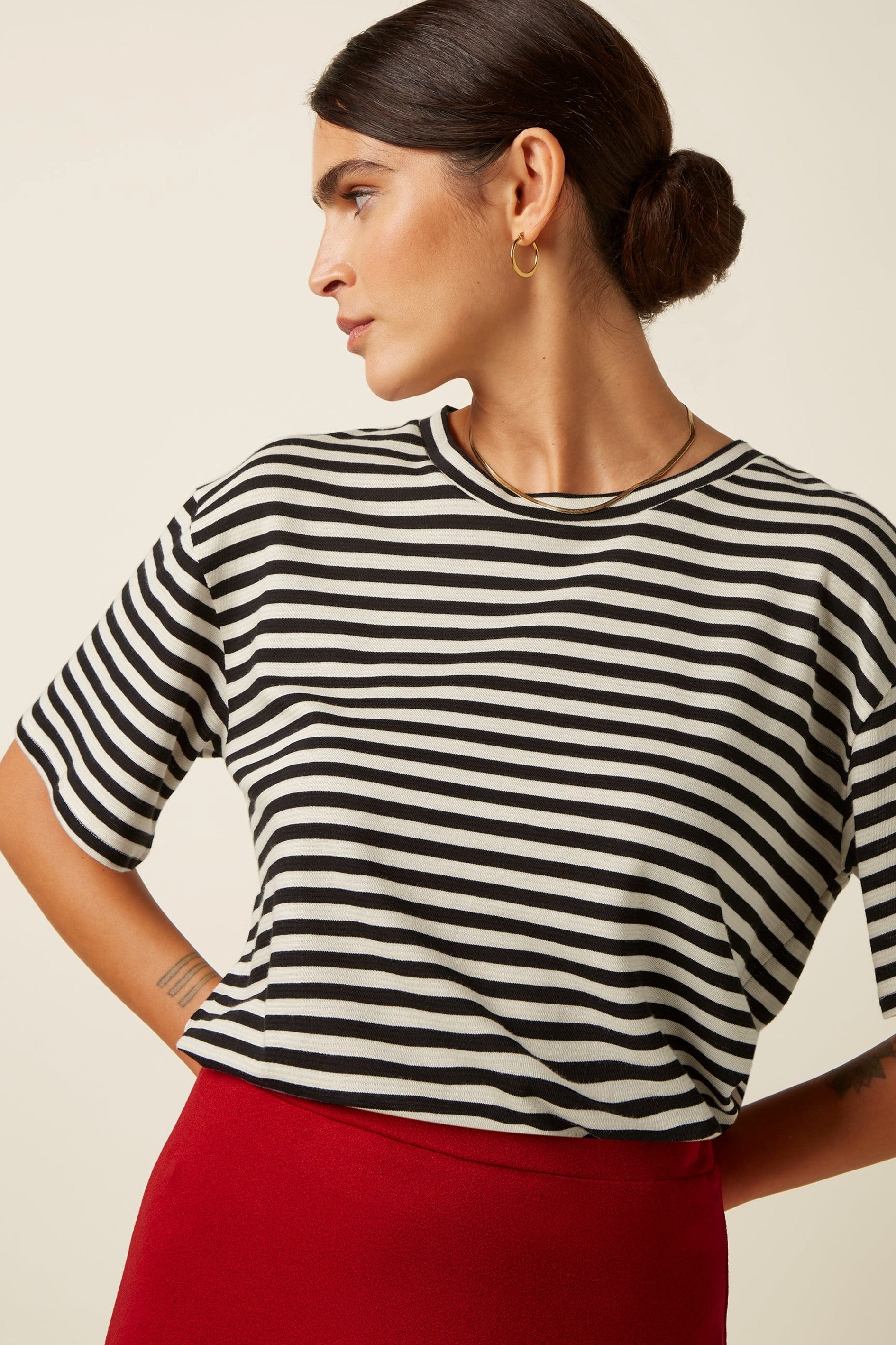 Boxy Top Chopito Stripe