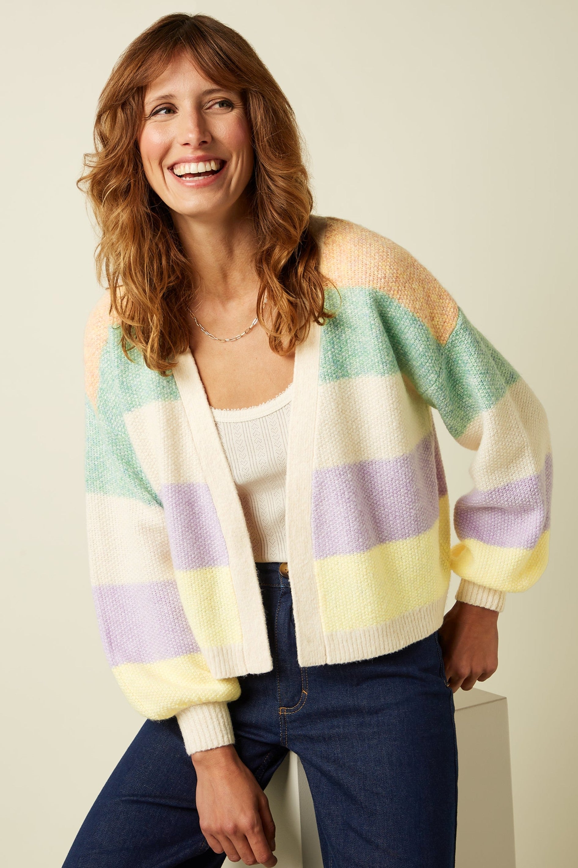 Cardi Loose Short Chunky