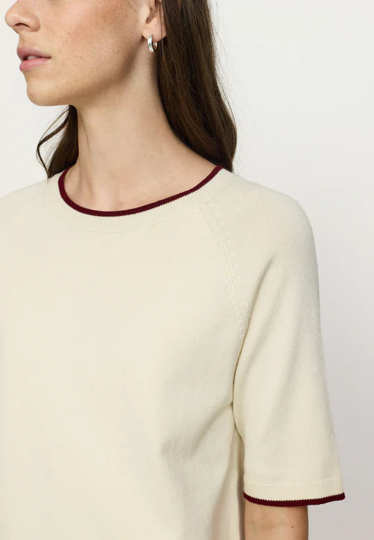 SRMarla SS Contrast Knit