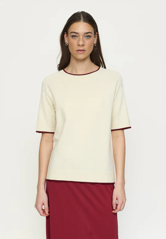 SRMarla SS Contrast Knit