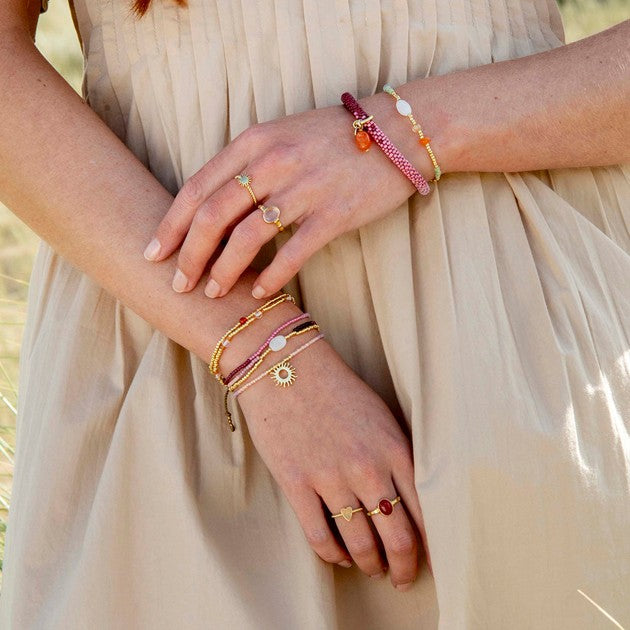 Shining Mondstein Armband