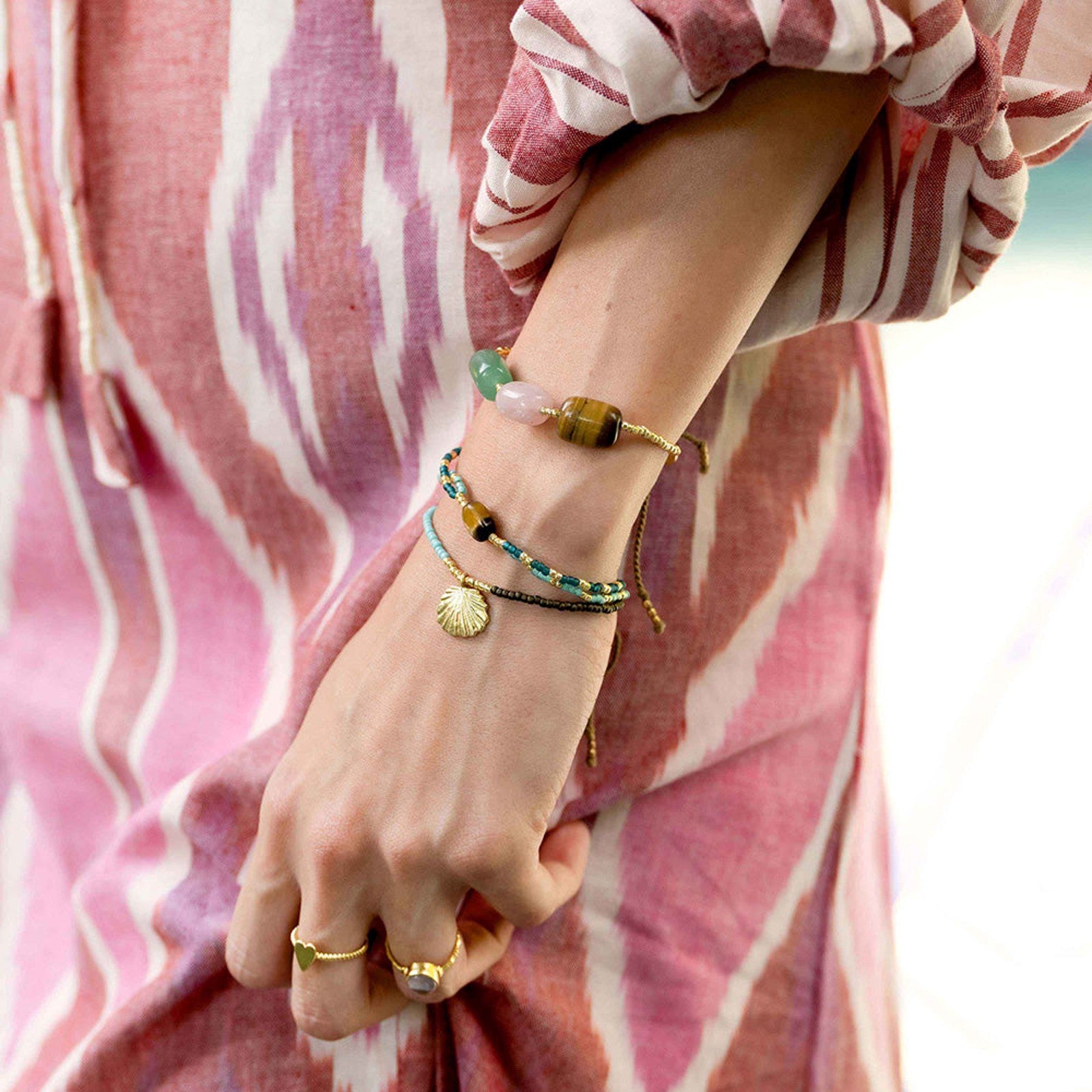 Shining Tigerauge Armband
