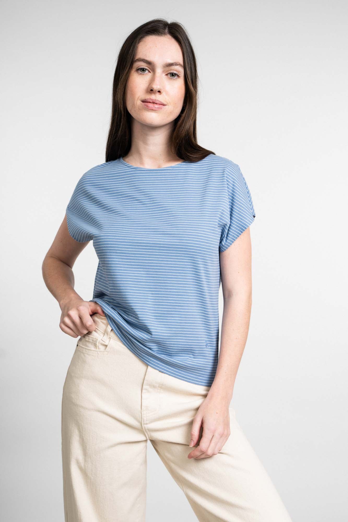 Tina stripes colony blue