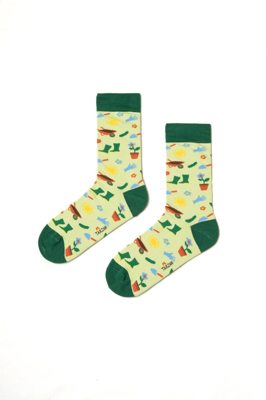 Luan garden green Socken