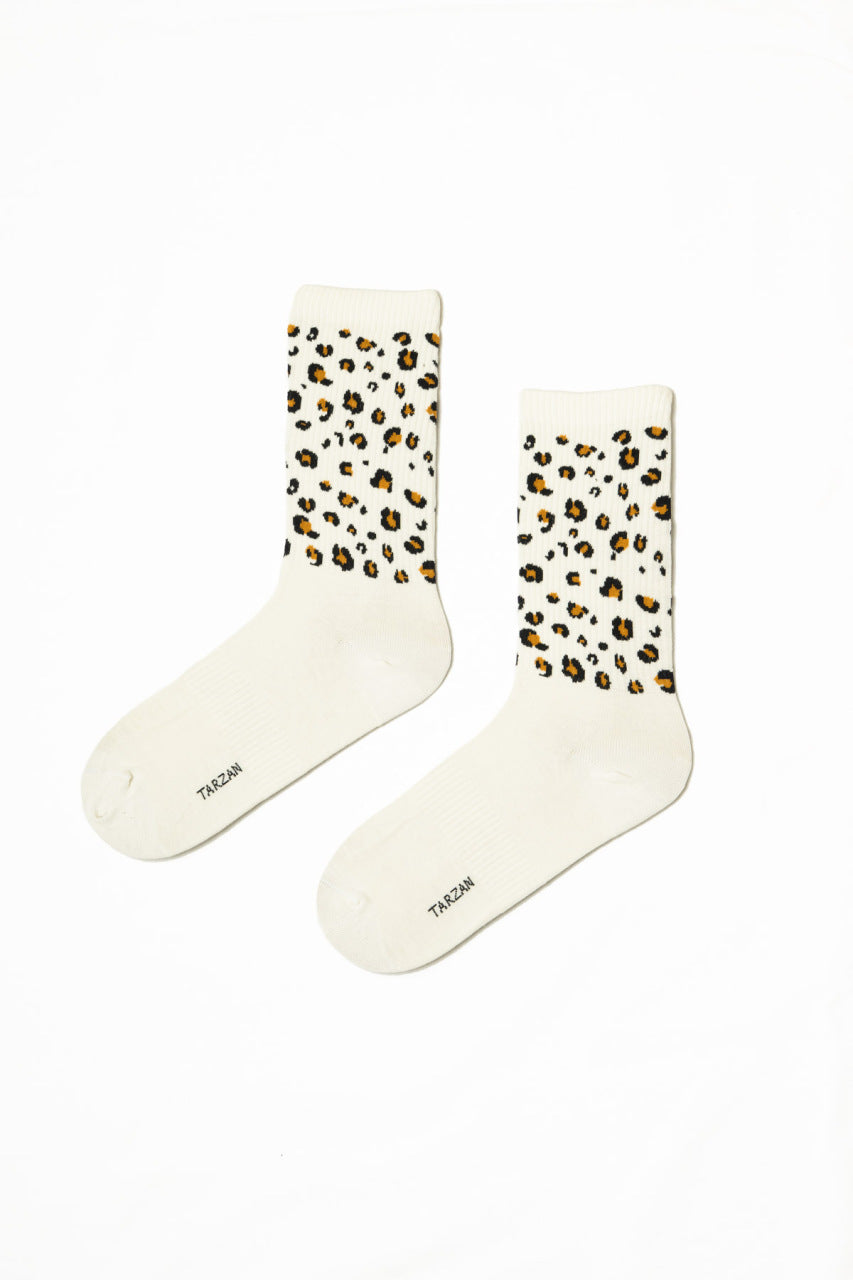 Milu leo off white Socken
