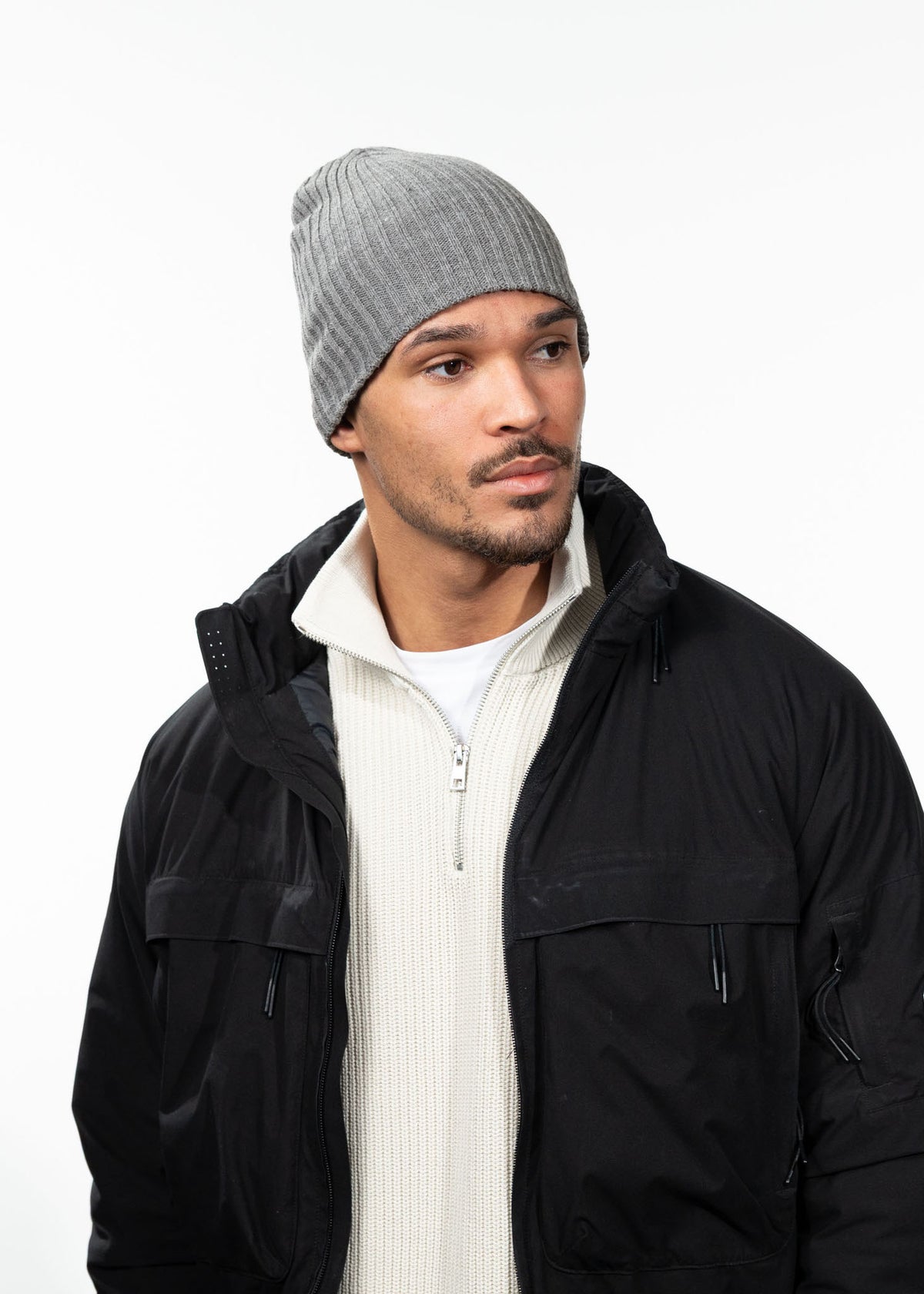 Wilbert Beanie heather grey one size
