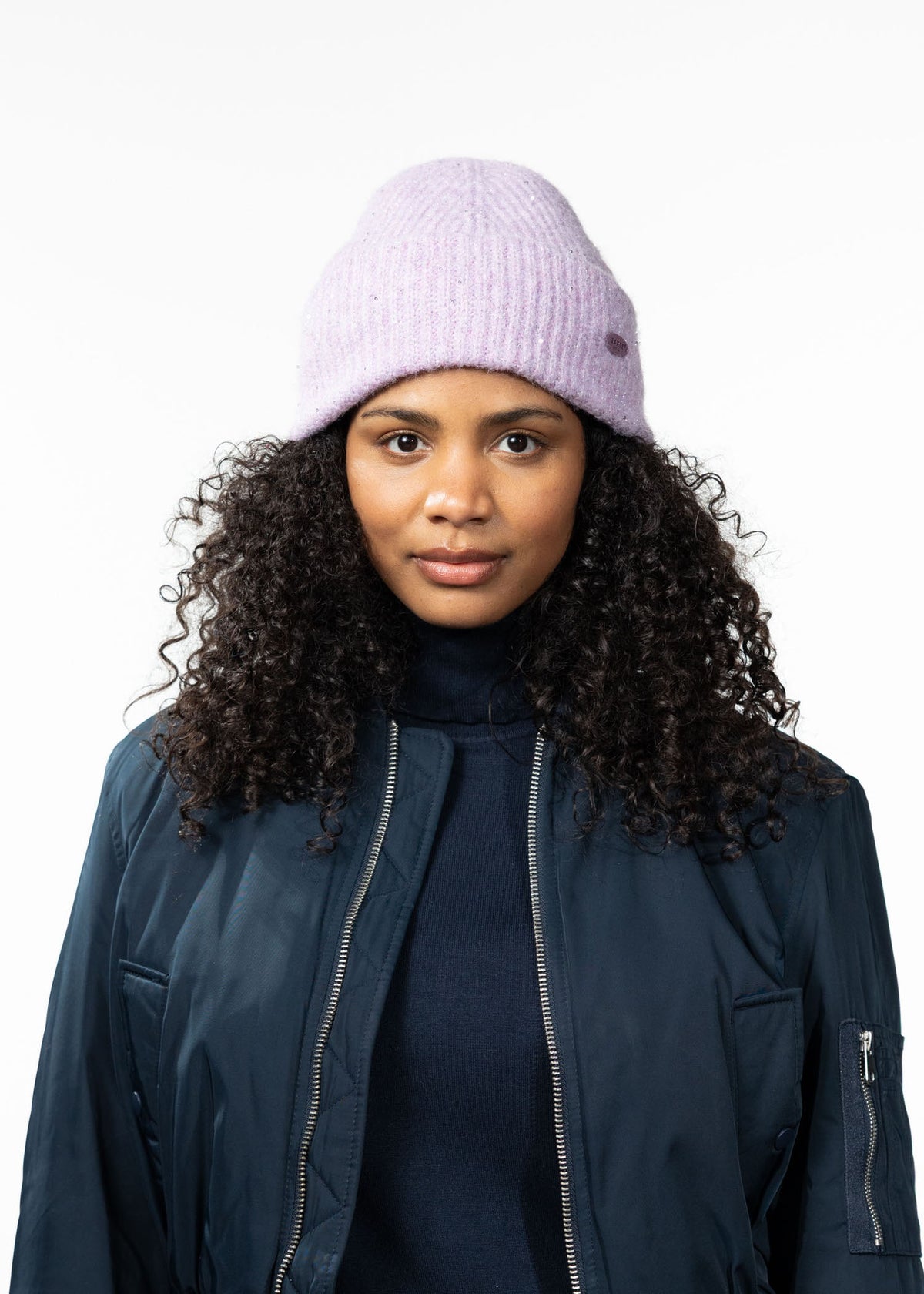 Glitsch Beanie mauve one size