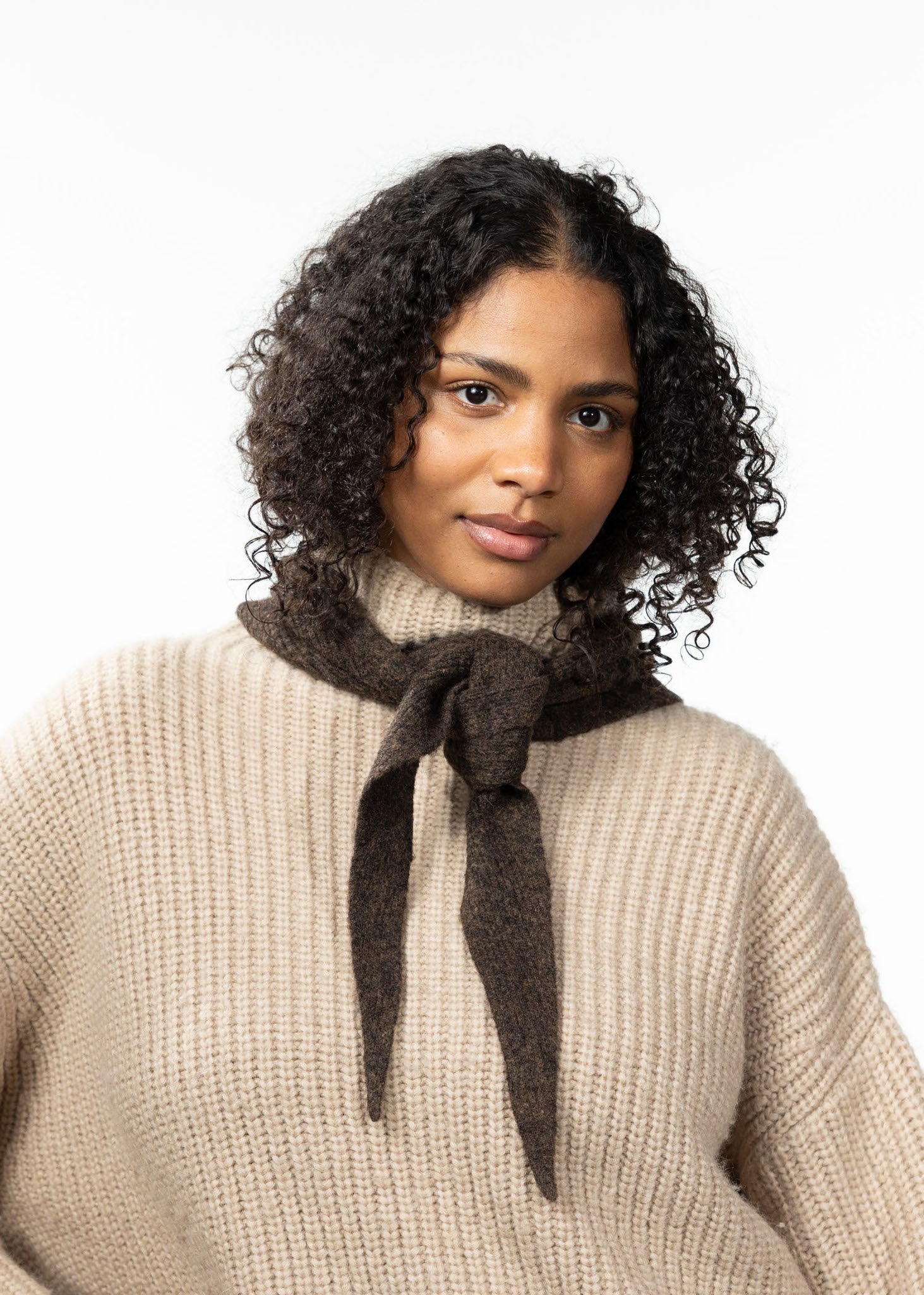 Hannalore Scarf dark brown one size