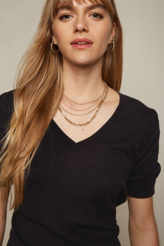 Agnes V Puff Top Cottonclub