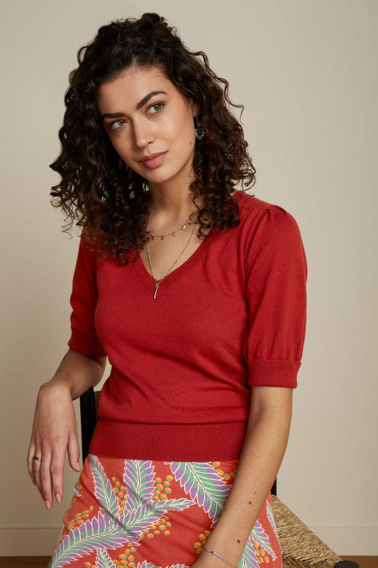 Agnes V Puff Top Cottonclub