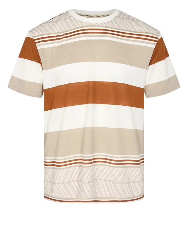 Akkikki Jacquard Tee Brown