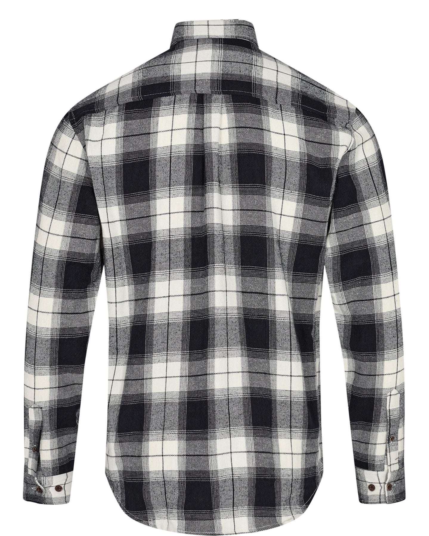 AKKONRAD CORD CHECK L/S SHIRT - Caviar