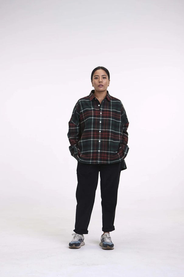 Tahira Red/Green Flannel
