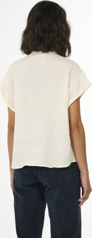 Aster fold up short sleeve linen shirt