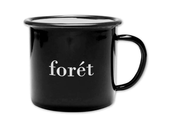 BEAN ENAMEL MUG - BLACK