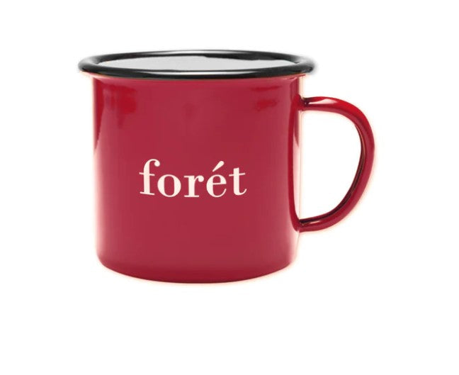 BEAN ENAMEL MUG - RED