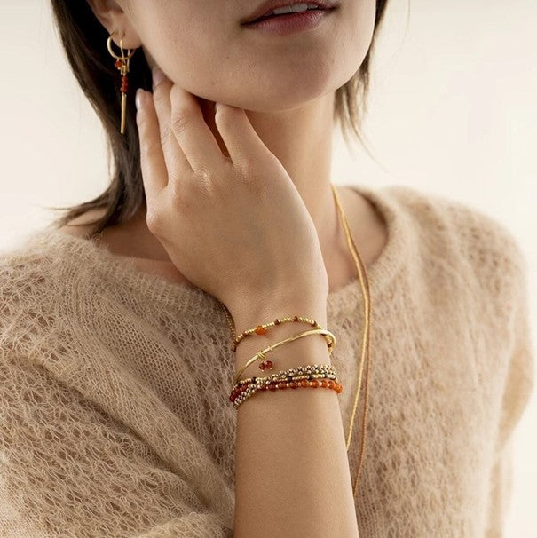 Clever Carnelian Bracelet