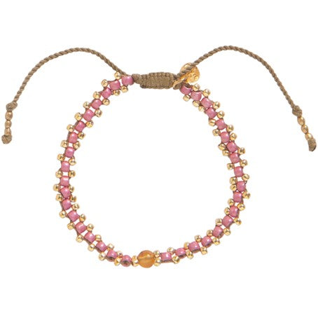 Eternal Karneol Goldfarbige Armband