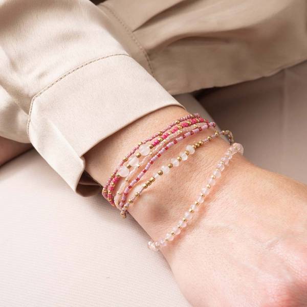 Energy Rose Quartz GC Bracelet