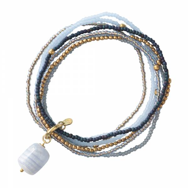 Nirmala Blue Lace Agate GC Bracelet