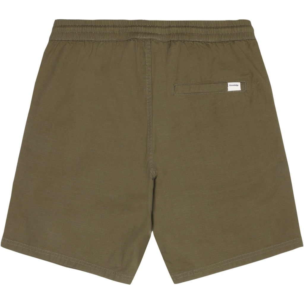 Boardwalk slub shorts with elastic waist - GOTS/Vegan